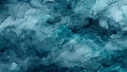 Abstract watercolor paint background by teal color blue and green with liquid fluid texture for background. Luxury design banned