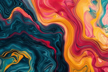 Spectrum sensations. Abstract waves in vibrant motion