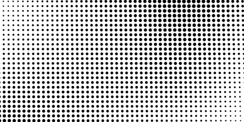 Basic halftone dots effect in black and white color. Halftone effect. Dot halftone. Black white halftone.Background with monochrome dotted texture. Polka dot pattern template vector modern arts
