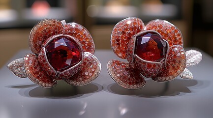 Various exquisite and beautiful jewelry, diamond jewelry, gemstone rings, necklaces and gold