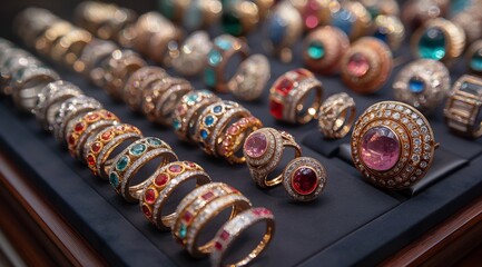 Exquisite and beautiful jewelry, diamond jewelry, gemstone rings, gold