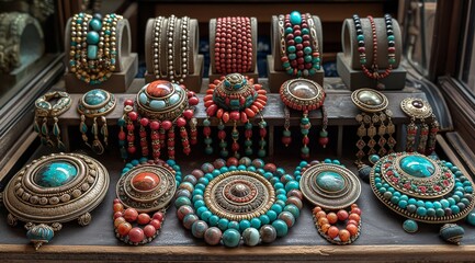 Various exquisite and beautiful jewelry, diamond jewelry, gemstone rings, necklaces and gold