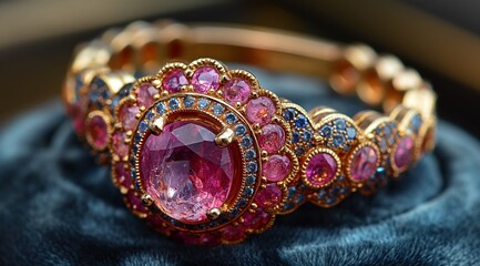 Various exquisite and beautiful jewelry, diamond jewelry, gemstone bracelet gold