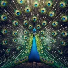 Obraz premium peacock with feathers