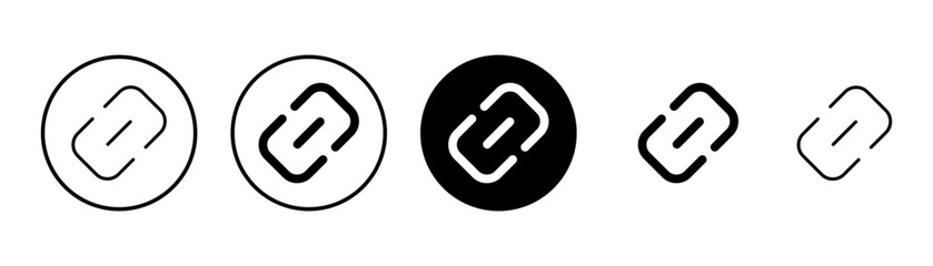 External link symbol icon vector. Link icon isolated on white background. Link vector icon. Hyperlink chain symbol