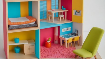 Retro Chic: Give Your Doll House a Midcentury Modern Makeover
