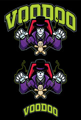 Fototapeta na wymiar Voodoo Team Mascot