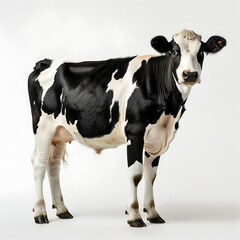 cow isolated on white