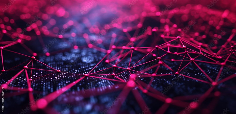 Poster digital data network or internet networking background, modern technology wallpaper, cyber tech, bus