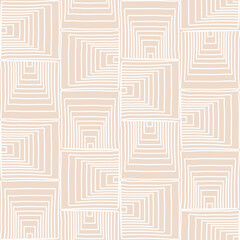 Rattan Inspired Gentle Geometrical Abstract Pattern