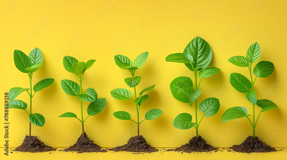Poster realistic growth chart like a symbol of performance marketing for the website icon. style realistic,
