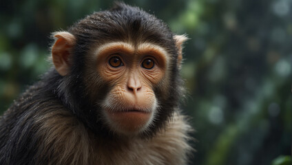 Fototapeta premium Moneky in the jungle 