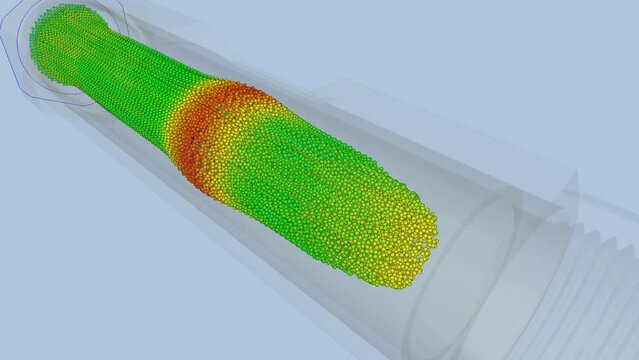 CFD simulation Computational fluid dynamics - flow pump and switch airflow simulation