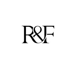 Initial Letter Logo. Ampersand Symbol. Logotype design. Simple Luxury Black Flat Vector RF