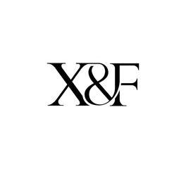 Initial Letter Logo. Ampersand Symbol. Logotype design. Simple Luxury Black Flat Vector XF