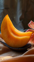 Beautiful presentation of Mango, hyperrealistic food photography