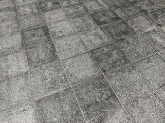 Fototapeta premium Garden cement paving floor background