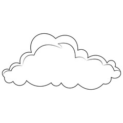 Cloud Outline Illustration