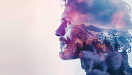  A Double Exposure Voyage Through Space and Self