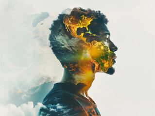  A Double Exposure Voyage Through Space and Self