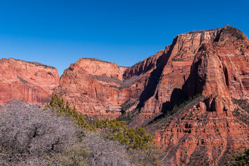 Sandstone cliffs located in South Central Utah