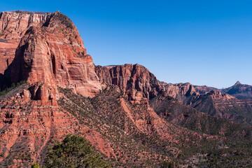 Sandstone cliffs located in South Central Utah