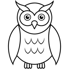 owl illustration mascot,owl silhouette,owl vector,icon,svg,characters,Holiday t shirt,black owl  drawn trendy logo Vector illustration,owl line art on a white background
