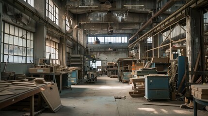 From raw materials to finished products, the factory is a testament to innovation and efficiency in industry.