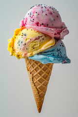 ice cream cone isolated