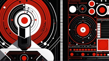Abstract vector background, futuristic technology illustration, hi-tech communication concept.