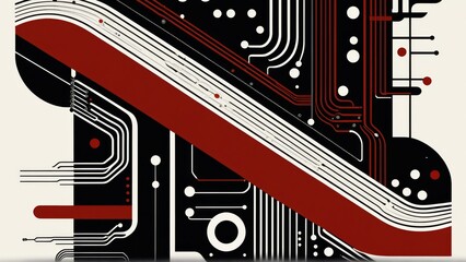 Abstract vector background, futuristic technology illustration, hi-tech communication concept.