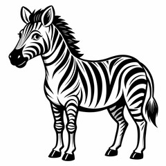 zebra vector illustration mascotzebra silhouette,zebra  vector,icon,svg,characters,cartoon,Holiday t shirt,black zebra drawn trendy logo Vector illustration,zebra line art on a white background