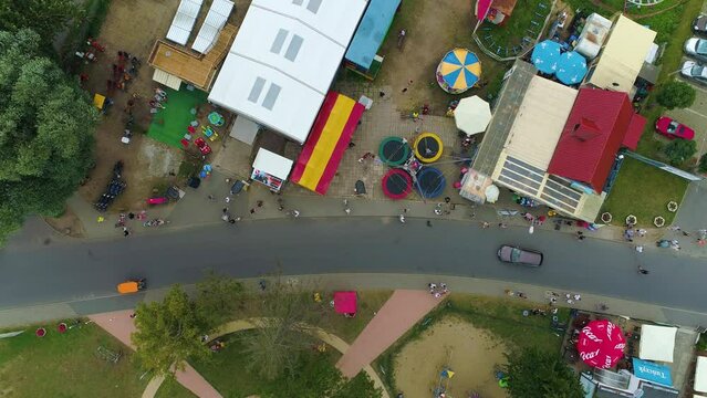 Amusement Park Sarbinowo Wesole Miasteczko Aerial View Poland