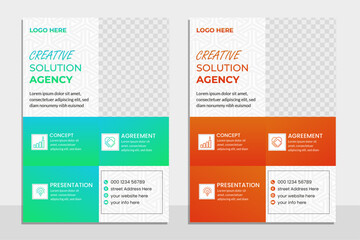 flayer design 2 set, corporate business flyer template design, business marketing flyer, digital marketing agency flyer, creative marketing agency flayer design