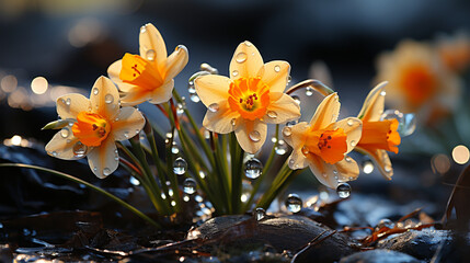 Background flower Daffodil