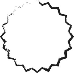 Star shapes grunge style. Design element