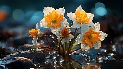 Background flower Daffodil