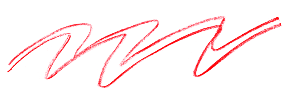 red pencil strokes isolated on transparent background - Powered by Adobe