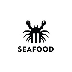 seafood abstract vector design logo