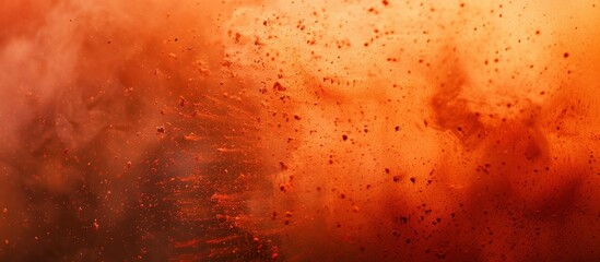 Close-up view showing a fire extinguisher surrounded by dense smoke, indicating an emergency situation