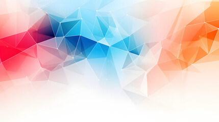 Digital technology abstract polygonal structure connection poster web page PPT background