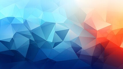 Obraz premium Digital technology abstract polygonal structure connection poster web page PPT background