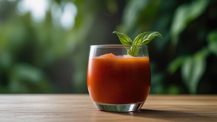 glass of tomato juice
