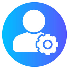 management gradient icon