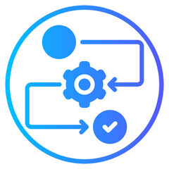 planning gradient icon