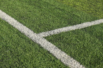 artificial green grass turf sport soccer field with black rubber granules infill - 788900861