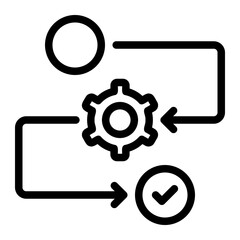 planning line icon