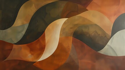 Tactile and Dimensional Abstract Painting for Introspective Spaces
