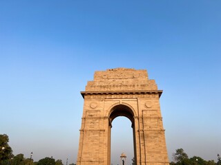 Fototapeta na wymiar India Gate New Delhi famous historical monuments of india 