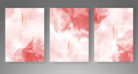 Cover template with watercolor background. Design for your cover, date, postcard, banner, logo.